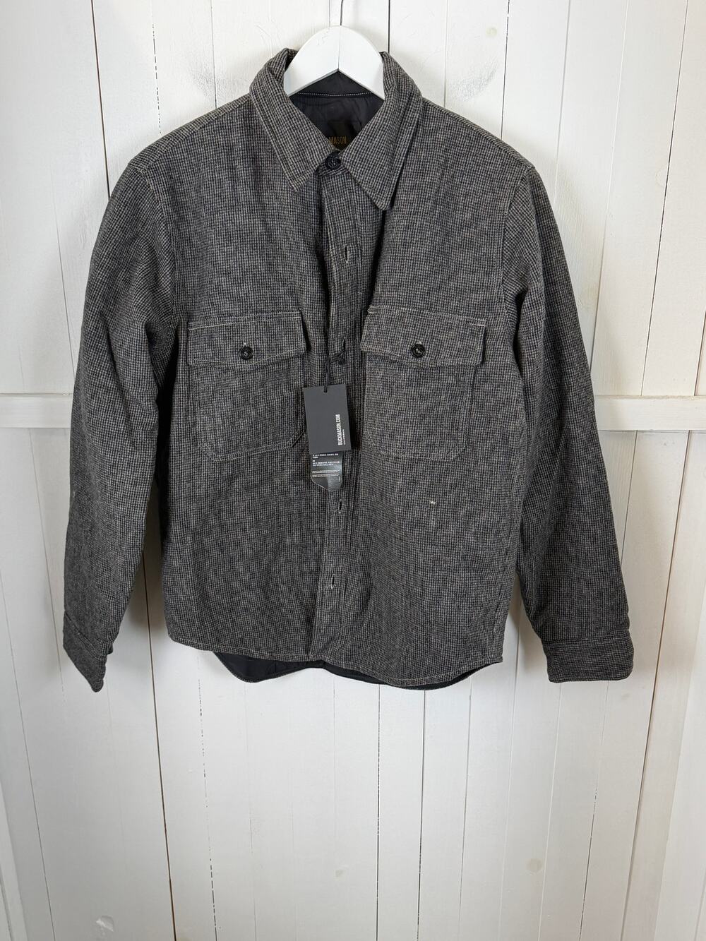 Buck Mason Wool Jacket Gray Women's Size S NWT